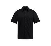 JP 1880 Herren große Größen Übergrößen Menswear L-8XL Hemd, Business, Halbarm, Variokragen, bis 8XL, Comfort Fit, Easycare schwarz 5XL 705178130-5XL