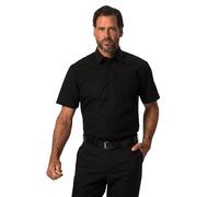 JP 1880 Herren große Größen Übergrößen Menswear L-8XL Hemd, Halbarm, Business, Modern Fit, bügelfrei schwarz 4XL 721326100-4XL