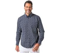 JP1880 Modern Fit Hemd dunkelblau, Blumen