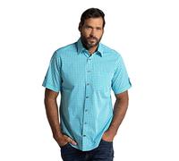 JP1880 Modern Fit Trachtenhemd Kurzarm türkis