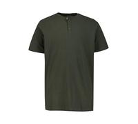 JP 1880 Herren große Größen Übergrößen Menswear L-8XL Henley, Basic, Knopfleiste, Halbarm dunkel Oliv 4XL 726695120-4XL