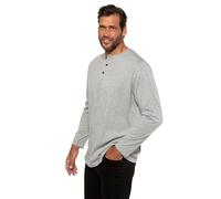 JP1880 Regular Fit Longsleeve grau, Einfarbig