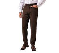 JP1880 Regular Fit Hose dunkelbraun, Einfarbig