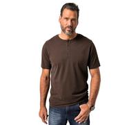 JP 1880 Herren große Größen Übergrößen Menswear L-8XL JP1880 Henley, Basic, Knopfleiste, Halbarm, bis 7 XL