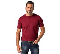 JP 1880 Herren große Größen Übergrößen Menswear L-8XL JP1880 Henley, Basic, Knopfleiste, Halbarm, bis 7 XL