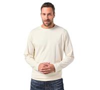 JP 1880 Herren große Größen Übergrößen Menswear L-8XL Langarmshirt, Bauchfit, Basic, Rundhals Sand grau 6XL 827128151-6XL