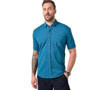 JP1880 Modern Fit Hemd Kurzarm petrolblau