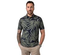 JP 1880 Herren große Größen Übergrößen Menswear L-8XL Poloshirt, AOP, Jersey, 1/2, Key