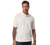 JP 1880 Herren große Größen Übergrößen Menswear L-8XL JP1880 Poloshirt, Bauchfit, Basic, Halbarm, Piqué, XXL bis 10XL Offwhite 7XL 712617200-7XL