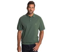 JP 1880 Herren große Größen Übergrößen Menswear L-8XL Poloshirt, Basic, Bauchfit, Piqué, XXL bis 10XL trübes grün 6XL, 712617