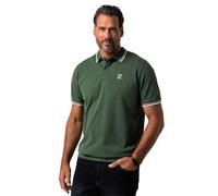 JP 1880 Herren große Größen Übergrößen Menswear L-8XL Poloshirt, Bauchfit, Piqué, Halbarm dunkelgrün 5XL 802789442-5XL