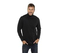 JP 1880 Herren große Größen Übergrößen Menswear L-8XL Rollkragen-Shirt, Basic, Jersey, Lange Ärmel schwarz 7XL 723303130-7XL