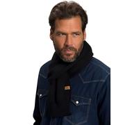 JP 1880 Men's Schal, Strick, Länge ca. 180 x 20 cm Cold Weather Scarf, schwarz, One Size
