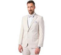 JP 1880 Herren große Größen Übergrößen Menswear L-8XL Set, Fliege und Einstecktuch silber matt 1Size 849127200-1
