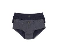JP 1880 Herren große Größen Übergrößen Menswear L-8XL Slips, FLEXNAMIC, Homewear, Bauchfit, Oeko-TEX, 2er-Pack, Unterhose Navy blau 8XL 844157130-8XL