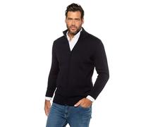JP 1880 Herren große Größen Übergrößen Menswear L-8XL Strickjacke, Stehkragen, Rippbündchen dunkel Marine LT 717032730-LT