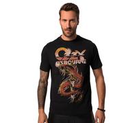 JP 1880 Herren große Größen Übergrößen Menswear L-8XL T-Shirt, Bandshirt, Ozzy Osbourne, Halbarm, bis 8 XL schwarz 3XL 826334100-3XL