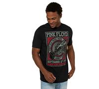 JP 1880 Herren große Größen Übergrößen Menswear L-8XL T-Shirt, Bandshirt, Pink Floyd, Halbarm schwarz XXL 720235100-XXL