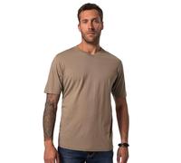 JP1880 Regular Fit T-Shirt V-Ausschnitt Braun Grau, Einfarbig