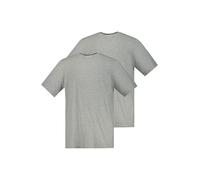 JP 1880 Herren große Größen Übergrößen Menswear L-8XL JP1880 T-Shirts, Basic, 2er-Pack, Rundhals, bis 8XL grau Melange 7XL 702637123-7XL