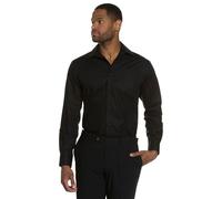 JP 1880 Herren Variokragen-hemd Freizeithemd, Schwarz, 6XL EU