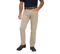 JP 1880 Herren 5-lommer twill mavepasform, pynt farvet Hose, Sand, 44W / 34L EU
