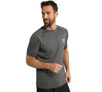 JP 1880 Herren Jay-pi Funktions-shirt, Flexnamic®, Fitness, Halbarm, Quickdry T-Shirt, Anthrazit Melange, 6XL EU
