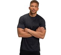 JP 1880 Herren Jay-pi Halbarm, Atmungsaktiv, Bis 8 XL Funktions-Unterhemd, Schwarz, 5XL EU