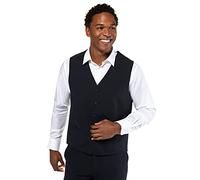 JP 1880 Herren L-8XL bis 72, Anzug-Weste Zeus, Bürokleidung, Knitterfrei & pflegeleicht & 5-Knopf-Form, Business-Weste Navy 60 705621 70-60