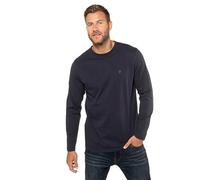 JP 1880 Herren große Größen Übergrößen Menswear L-8XL Langarmshirt, Basic, bis 8 XL dunkel Marine 8XL 702559730-8XL