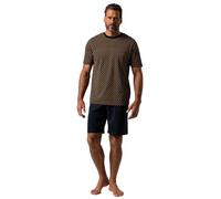 JP 1880 Herren Langer Schlafanzug Navy blau 8XL
