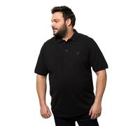 JP 1880 Herren Bauchfit Polohemd, Schwarz, 10XL EU