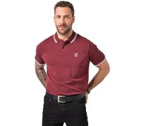 JP1880 Bauchfit Poloshirt Kurzarm aubergine