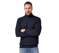 JP1880 Regular Fit Rollkragenpullover dunkelblau, Einfarbig