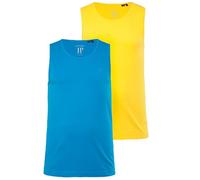 JP 1880 Herren Tank Top, 2er-Pack, Ärmellos, Bis 8 XL T-Shirt, Zitrone, 8XL