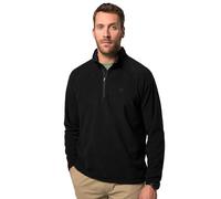 JP 1880 Jay-PI Fleecetroyer, Bauchfit, Outdoor, Zippkragen schwarz 5XL 834044100-5XL