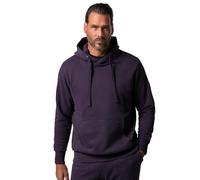 JP 1880 Jay-PI Hoodie, Homewear, Kapuze, Kängurutasche dunkle aubergine 5XL 808236847-5XL