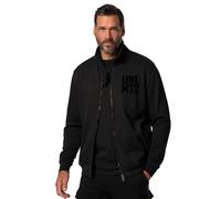 JP 1880 Jay-PI Jay-PI Sweatjacke, Fitness, Stehkragen, bis 7 XL schwarz 5XL 828830100-5XL