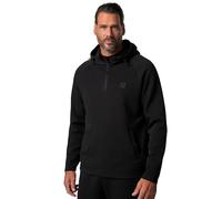 JP 1880 Jay-PI Sweat-Troyer, Fitness, Kapuze, Zippkragen schwarz 5XL 828739100-5XL