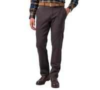 JP 1880 JP1880 Men's Chino Hose FLEXNAMIC, Wolloptik, Regular Fit r. 72/36 Pants, mahagonibraun, 48W x 34L