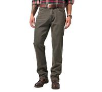 JP 1880 JP1880 Men's Color Jeans FLEXNAMIC, 5-Pocket, Loose Fit, bis Gr. 72 Pants, dunkel Oliv, 48W x 34L