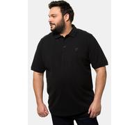 JP 1880 Herren Bauchfit Polohemd, Schwarz, 3XL EU