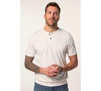 JP1880 Bauchfit T-Shirt Rundhals ecru, Einfarbig