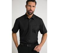 JP 1880 Herren große Größen Übergrößen Menswear L-8XL Hemd, Business, bügelfrei, Kentkragen, Halbarm, Comfort Fit, bis 8XL schwarz XL 804891100-XL