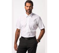JP 1880 Herren große Größen Menswear L-8XL Hemd, Business, Halbarm, Variokragen, bis 8XL, Comfort Fit, Easycare schneeweiß 8XL 705178200-8XL
