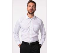 JP 1880 Herren Hemd, Business, Bügelfrei, Kentkragen, Langarm, Comfort Fit, Bis 8xl, Schneeweiß, 3XL EU