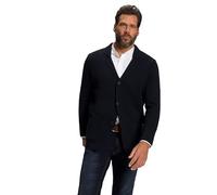 JP1880 Herren große Größen Übergrößen Menswear L-8XL Stricksakko, FLEXNAMIC®, Milano-Strick, Reverskragen, bis 8 XL