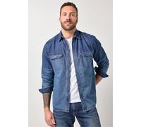 JP1880 Modern Fit Hemd blau, Einfarbig