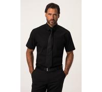 JP 1880 Herren große Größen Übergrößen Menswear L-8XL Hemd, Halbarm, Business, Modern Fit, bügelfrei schwarz XXL 721326100-XXL