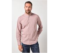 JP1880 Modern Fit Leinenhemd mauve, Einfarbig